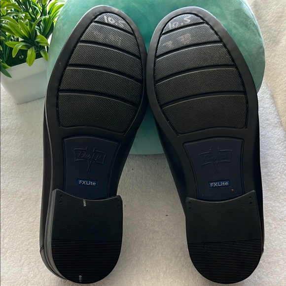 Flag Ltd Black Leather Slip-On Loafers with Horsebit Detail - Picture 6 of 13